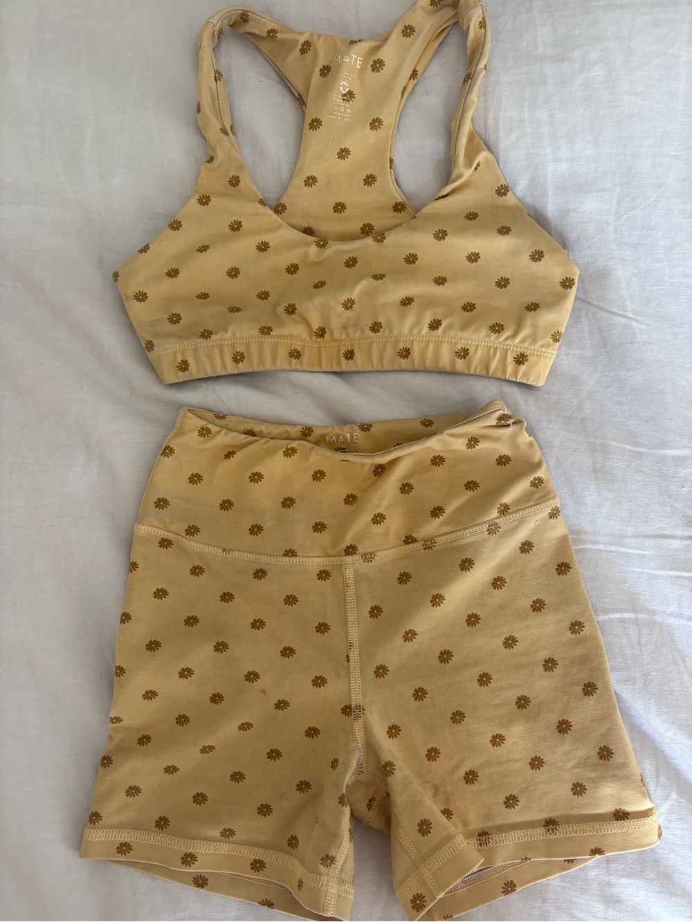 MATE the Label athletic set chamomile XS